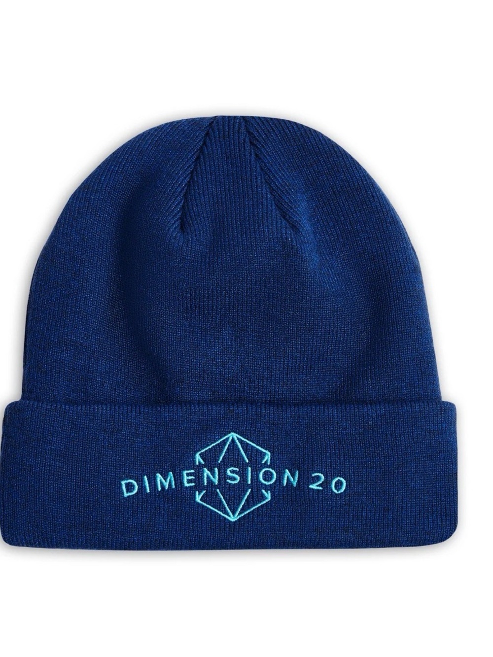 Dropout Dimension 20 Logo Beanie Blue OS NWT IN PACKAGE